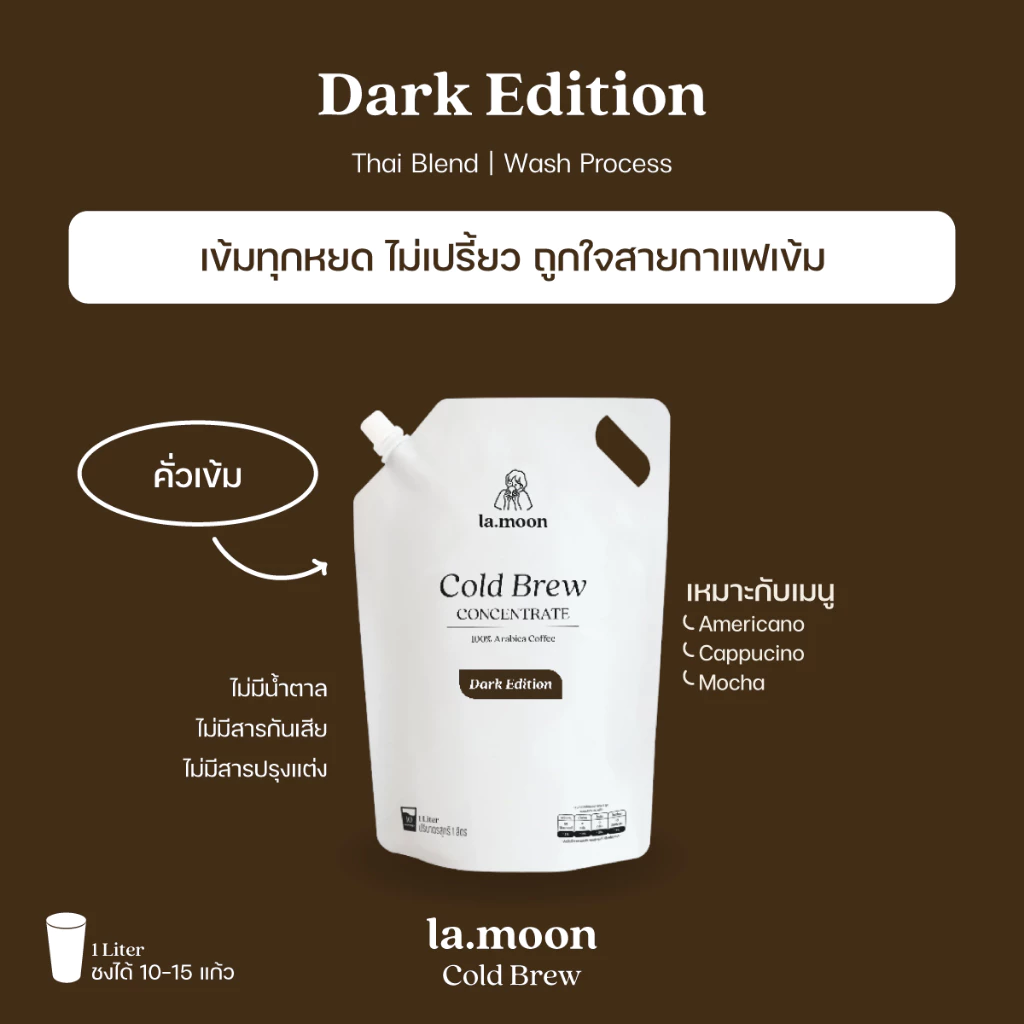 [รีวิว] กาแฟสกัดเย็นแบบเข้มข้น Cold Brew Concentrate ของ Lamoon